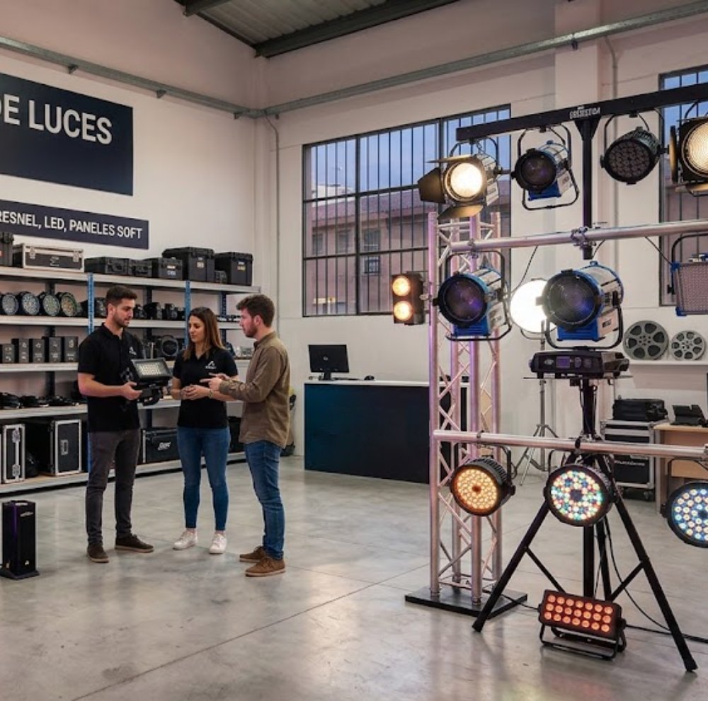 Cómo alquilar (o rentabilizar) tu iluminación entre profesionales
